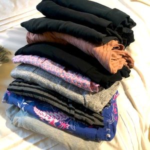 Bundle of 10 PJ pants and athletic pants!
